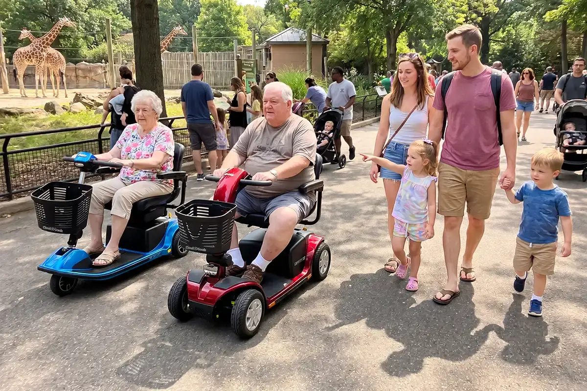 Solutions de voyage en scooter de mobilité : ce que les familles doivent savoir